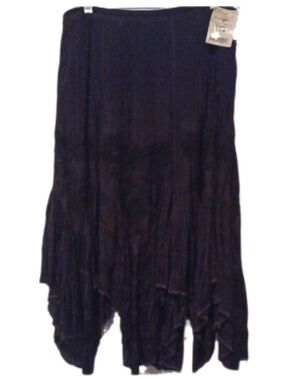 << Chaudry Kc Women's Asymmetrical Crinkle Skirt Size Medium
